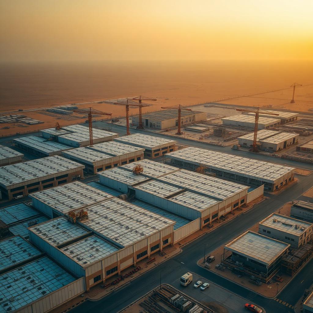 Bunyan Factory aerial view — Al Kharj Industrial City